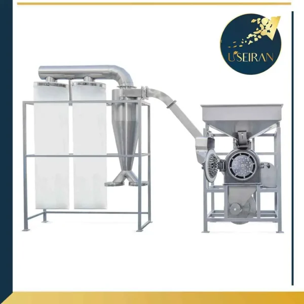 Industrial Pin Mill with Cyclone and Bag Filter