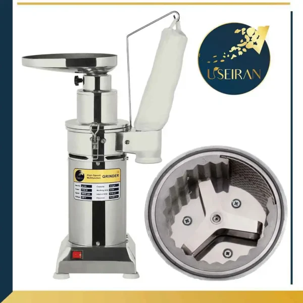 آسیاب صنعتی رومیزی حرفه ای مدل UI-121 یوزیران