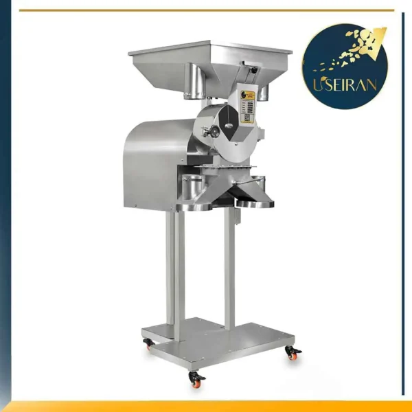 عکس ازآسیاب صنعتی Ui-234st سفارشی بهداشتی و غذایی دارویی تمام استیل دو خروجی بگ فیلتر دار